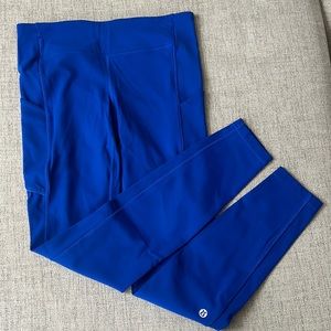 Lululemon High Waisted Blue Legging